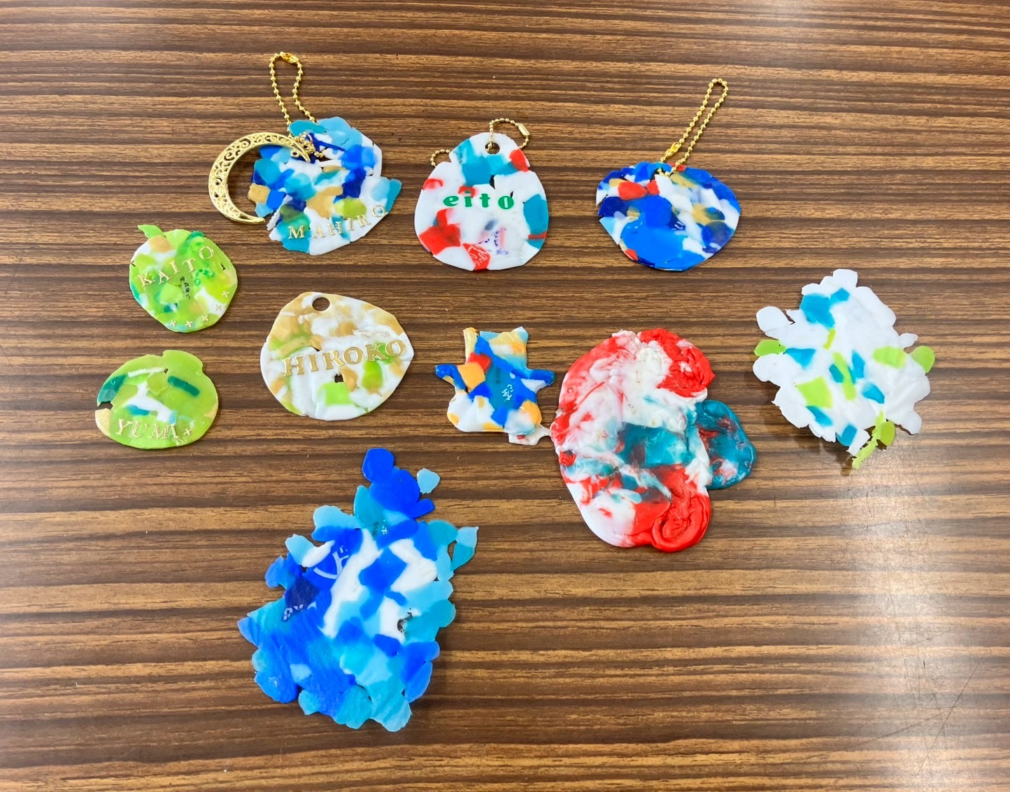🌈ペットボトルキャップでキーホルダー制作🌈